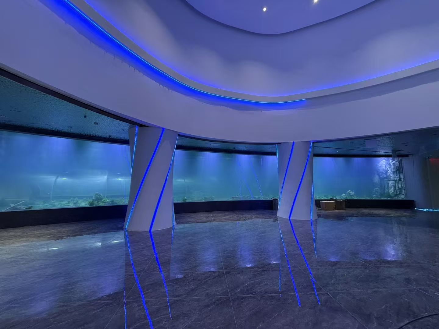 Quali sono i vantaggi del foglio acrilico nelle grandi finestre dell'acquario?