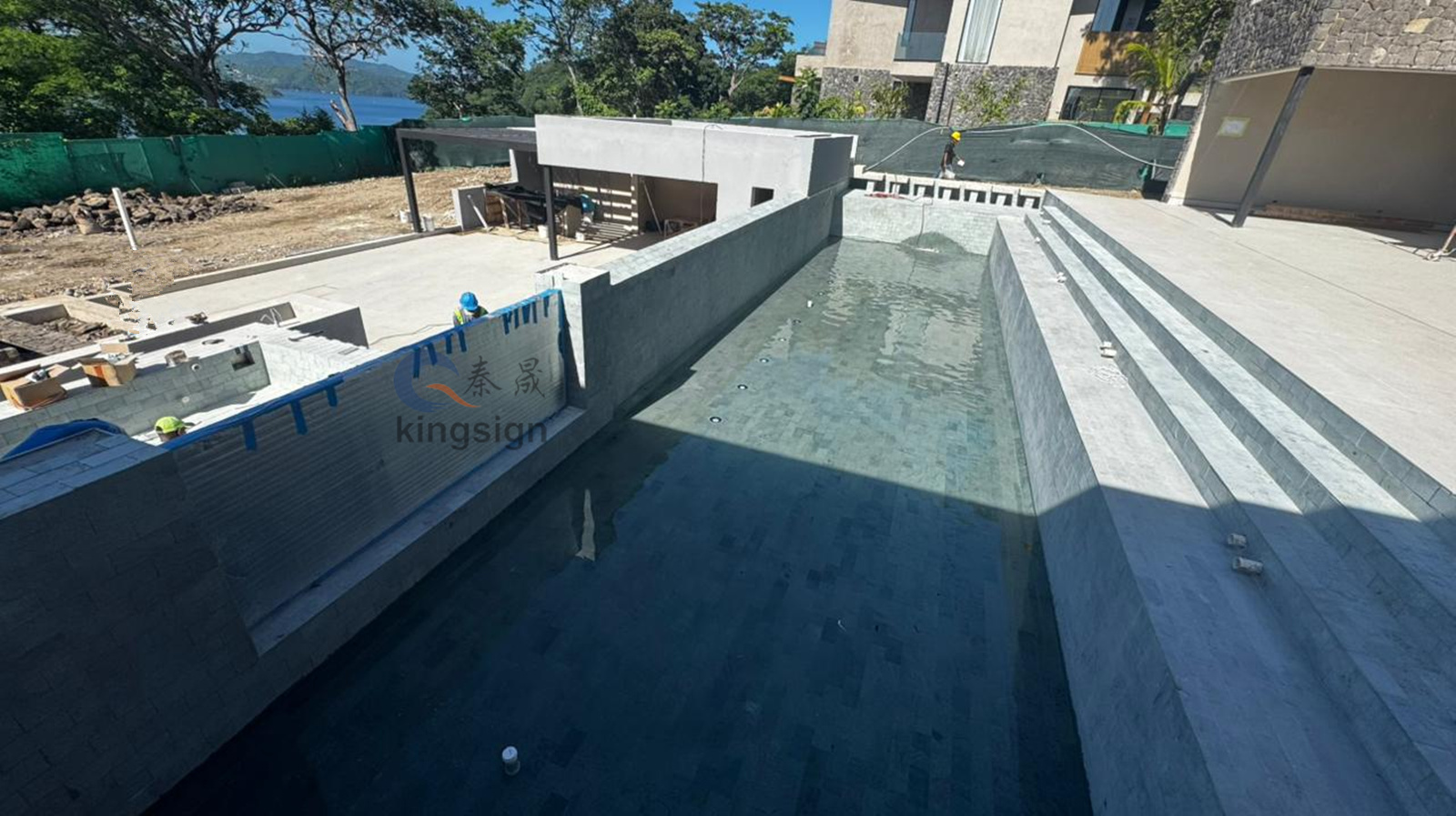 Kingsign 80mm Spessore Foglio acrilico per finestra della piscina