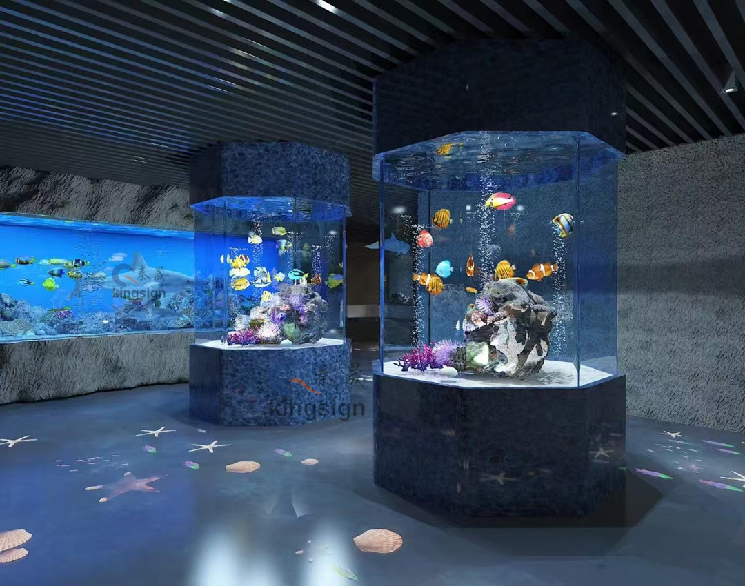 The Bright Pearl of the Aquarium World -Large Acrilic Fish Tarners