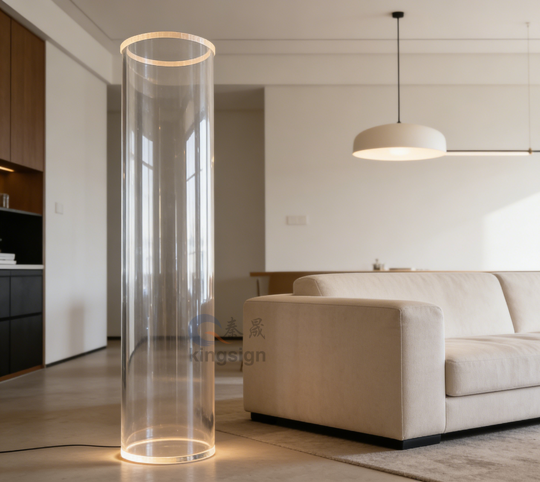 Tubi acrilici Kingsign per soluzioni industriali e di design globali